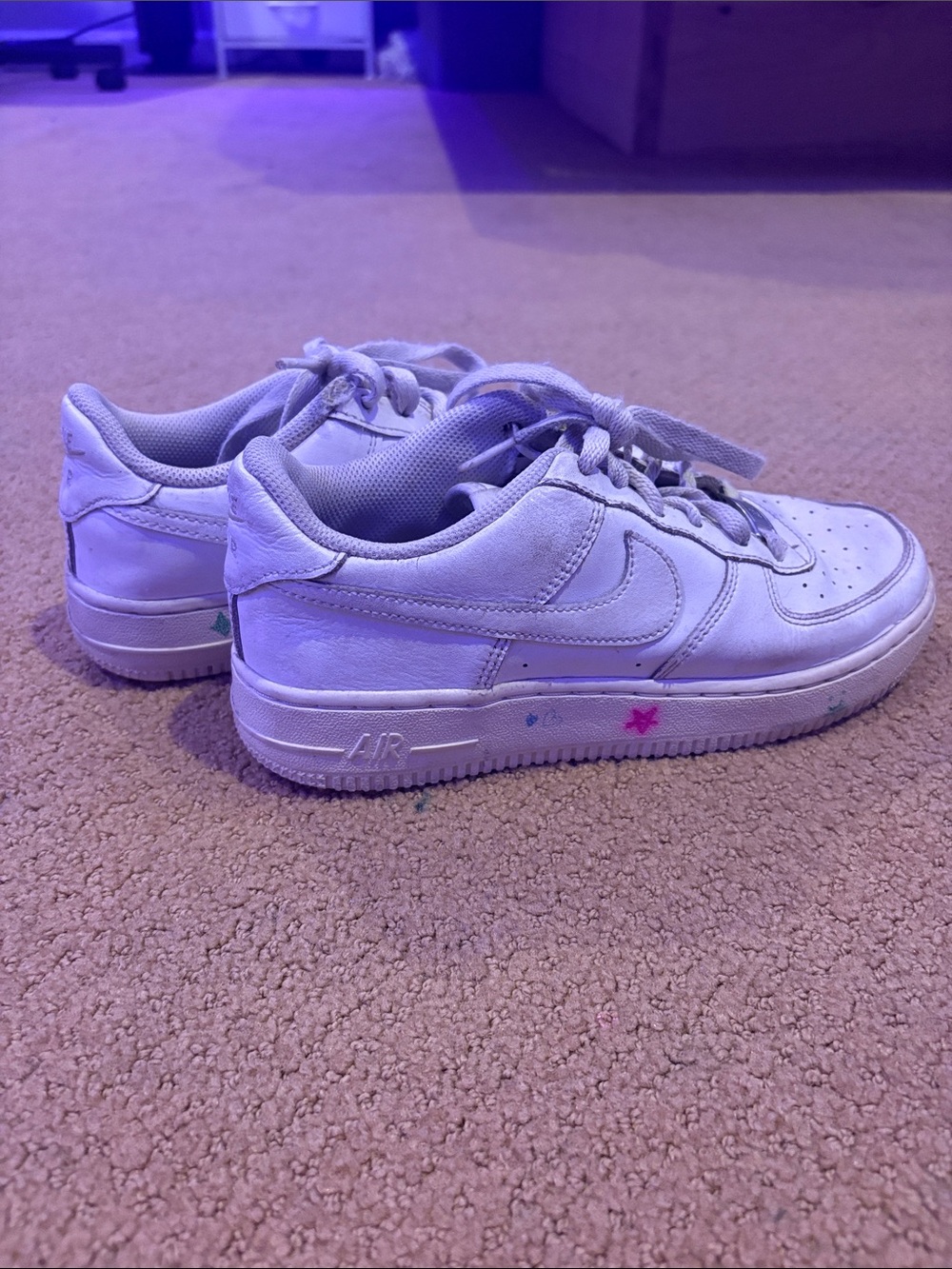 Nike White Air Force 1 Low Top Sneakers